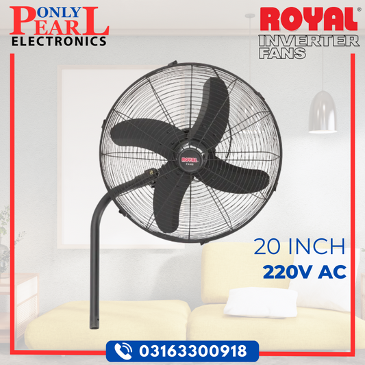 ROYAL FAN Wall Mounted Myga Bracket Fan | 20 Inch | 100% Pure Copper