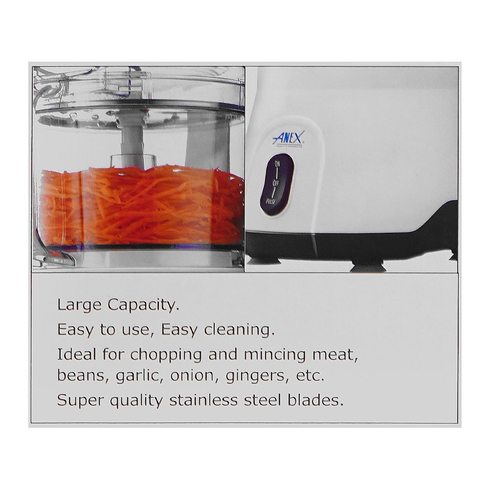 ANEX Deluxe Chopper With Vegetable Cutter | AG-3048